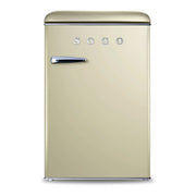 Frigorifero compatto con congelatore 110L stile retrò, freezer 18L e controllo temperatura meccanico per casa e ufficio - Sogo