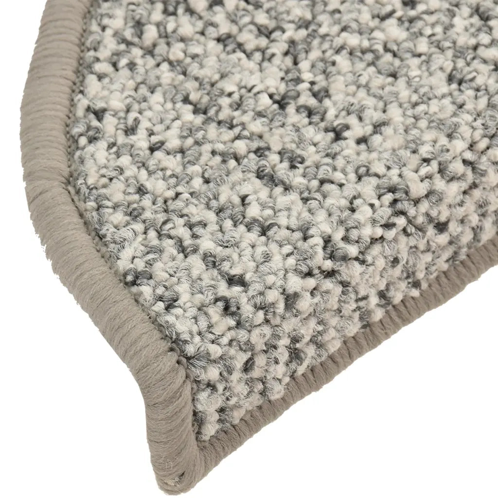 Tappetini per Scale 15 pz Grigio Chiaro 56x20 cm cod mxl 76856