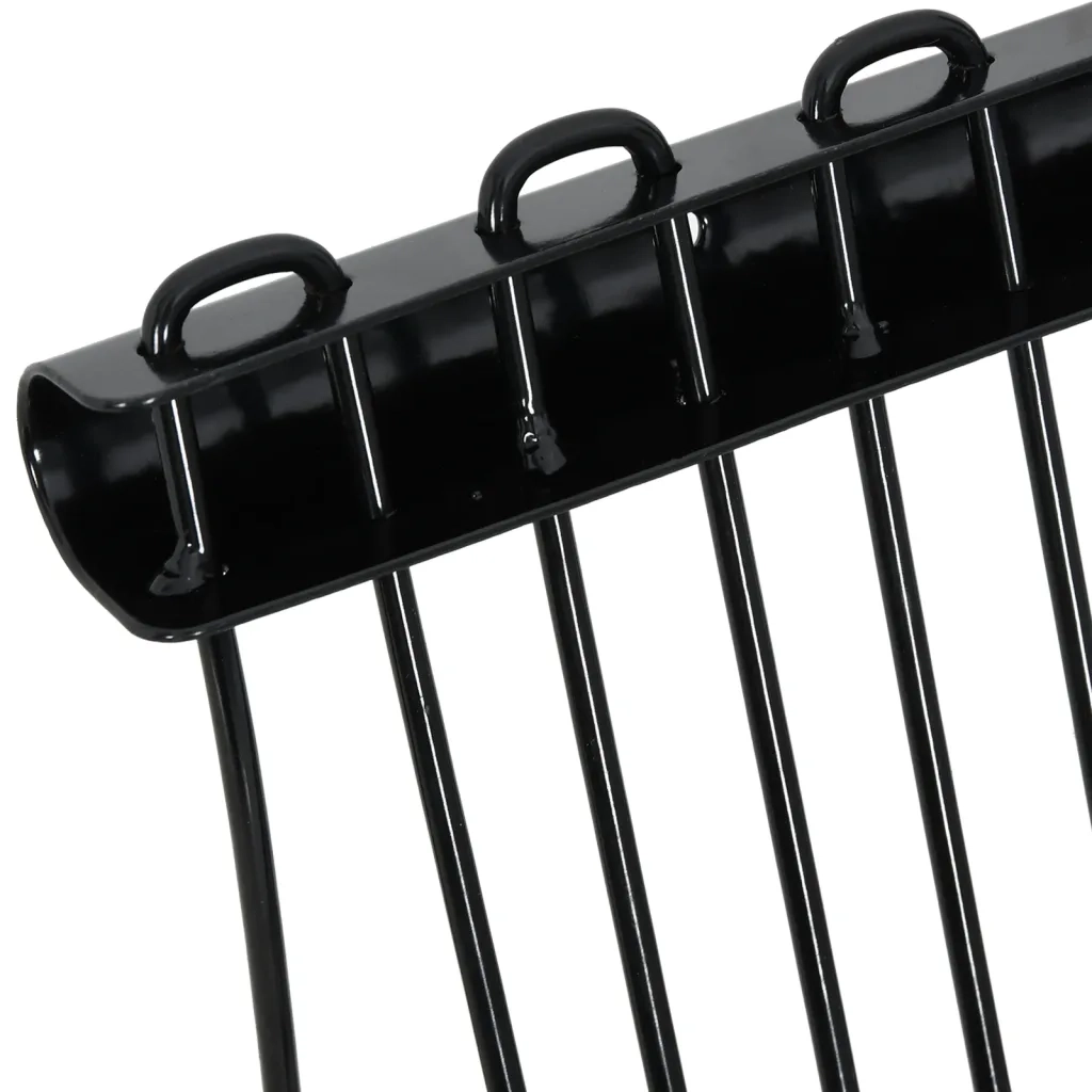 Testa per Forcone con 18 Denti Nero in Acciaio 172480