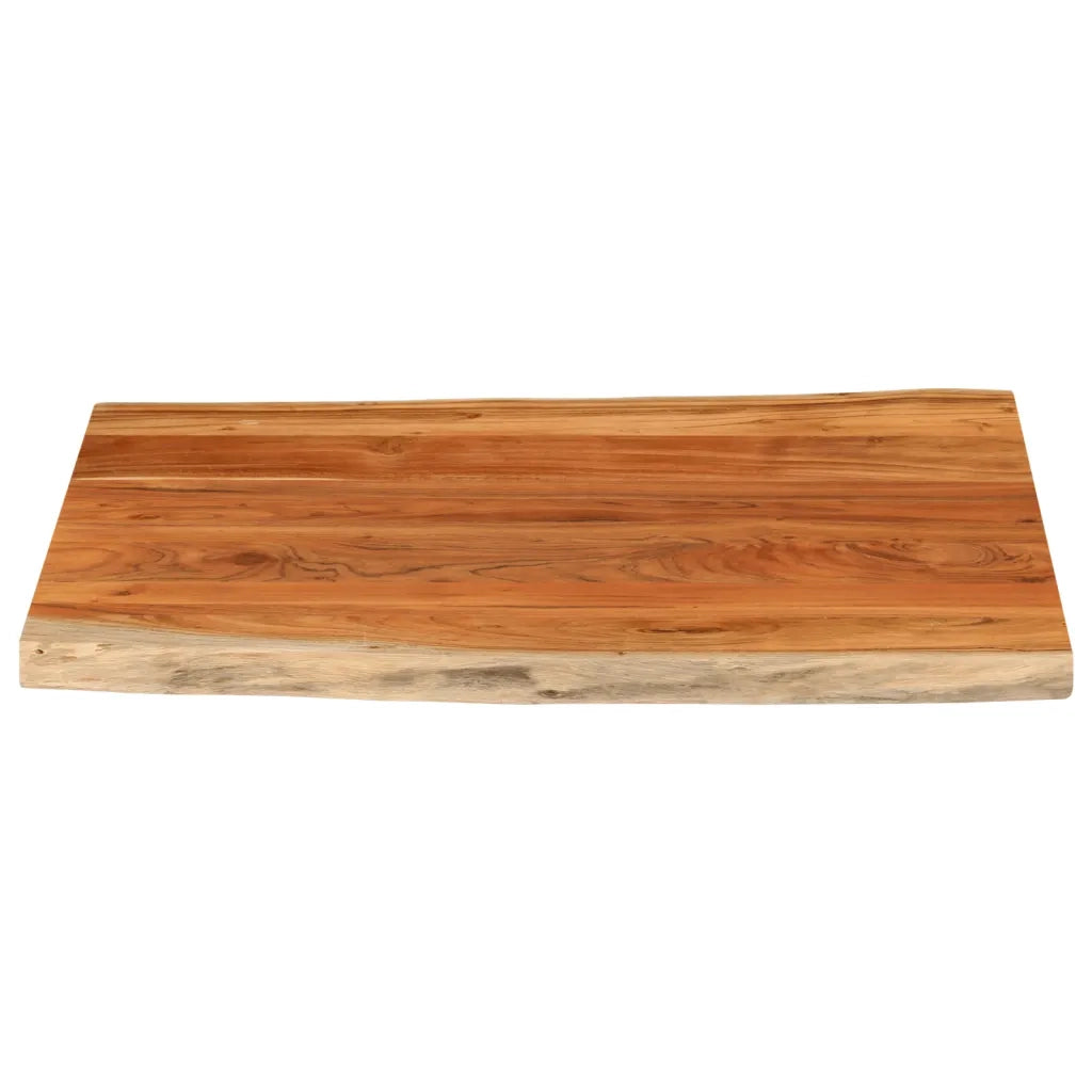 vidaXL Piano Tavolo 90x80x2,5 cm Rettangolare Legno Acacia Bordi Vivi
