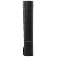 Telo per Pacciamatura 50x2 m Traspirante e Anti-UV in Polipropilene Nero