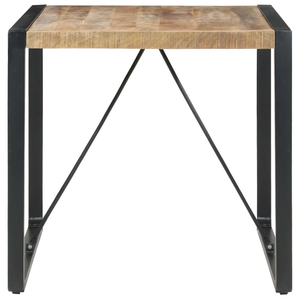 Tavolo da Pranzo 80x80x75 cm in Legno di Mango Grezzo 321600