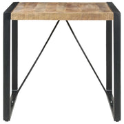Tavolo da Pranzo 80x80x75 cm in Legno di Mango Grezzo 321600