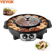 Grill elettrico multifunzione 2 in 1 - 2200 W - Nero
