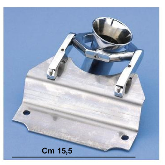 Portacanne in acciaio inox per poltroncine da pesca
