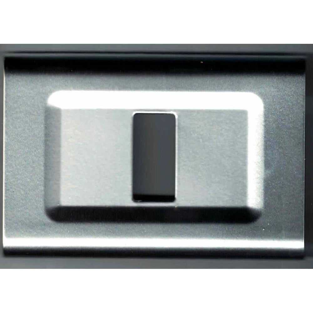 Trade Shop - Placchette Placche In Abs Serie Magic Elite Bticino Compatibili Color Copriprese - Argento -4 Fori     -