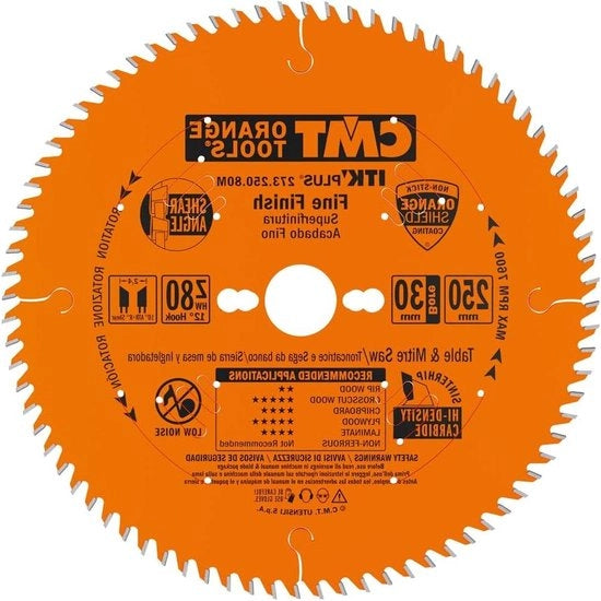 Lama circolare per sega precisione - Arancione - 273.250.80 mm