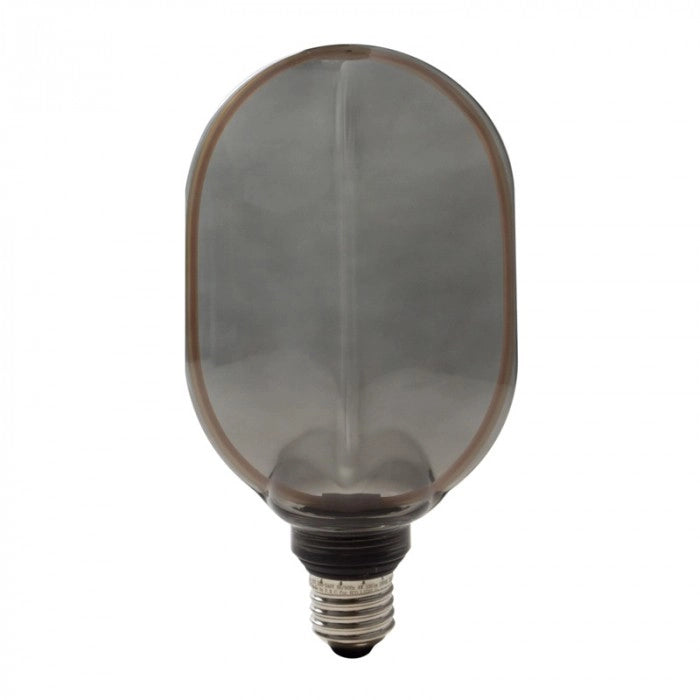 Lampadina LED ovale fumé 4W 100lm 1800K E27 Ecolight