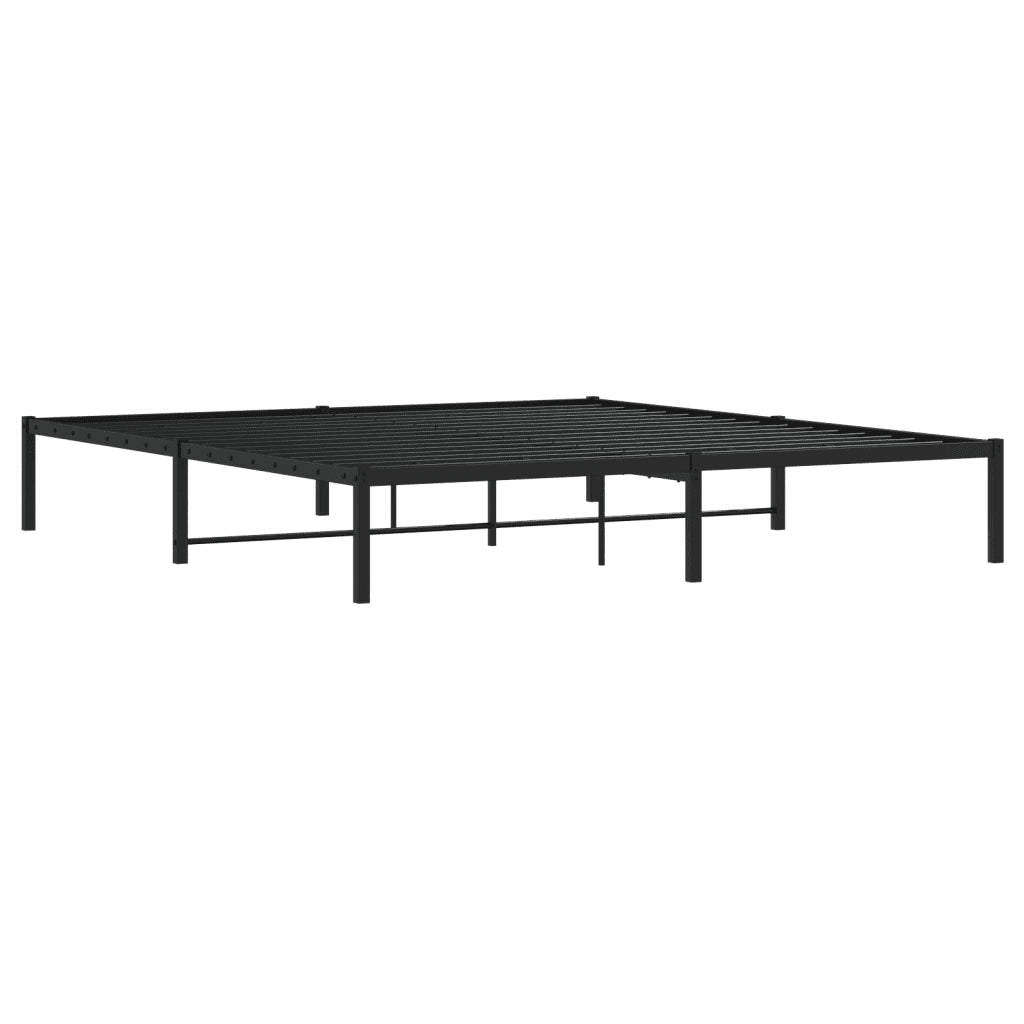 vidaXL Giroletto in Metallo Nero 183x213 cm