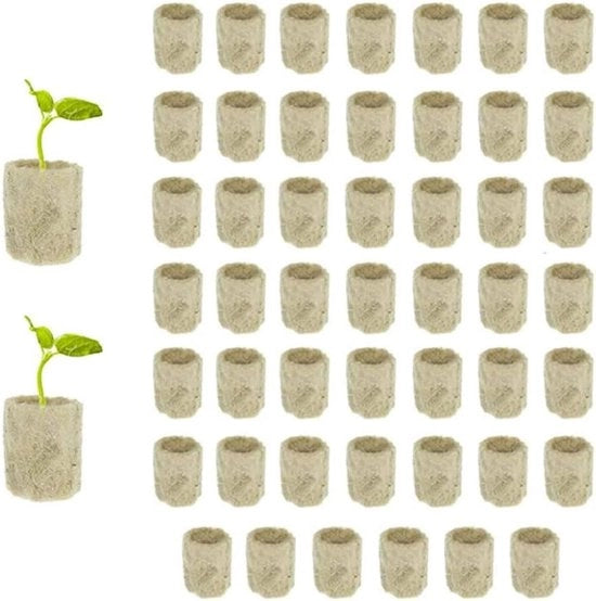 Blocco di perlite per hydrocultura - 50 pezzi - Semina e coltiva - Coltivazione hydroponica senza suolo.