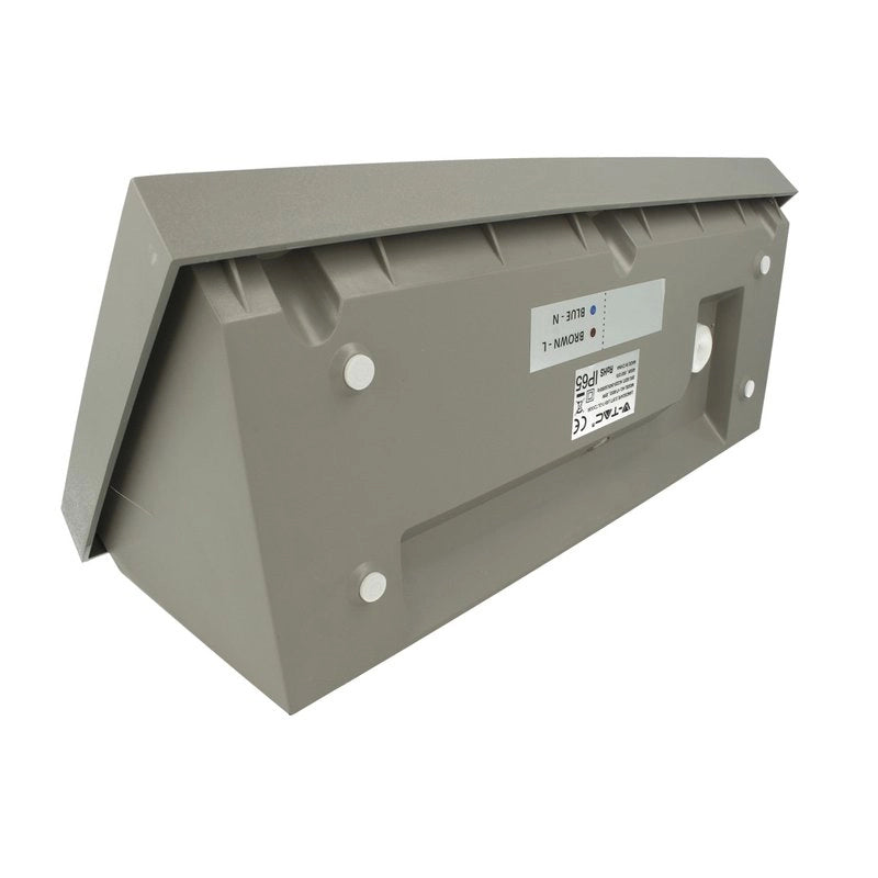 Applique Lampada Led Da Parete Angolare 20W Colore Grigio 3000K IP65 Luce Indiretto SKU-218236
