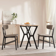 Telaio Gambe a Y per Tavolo da Pranzo 60x40x73 cm in Acciaio