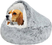 Piuma morbida calda casa per piccoli e medi cani e gatti (L-65 cm grigio)