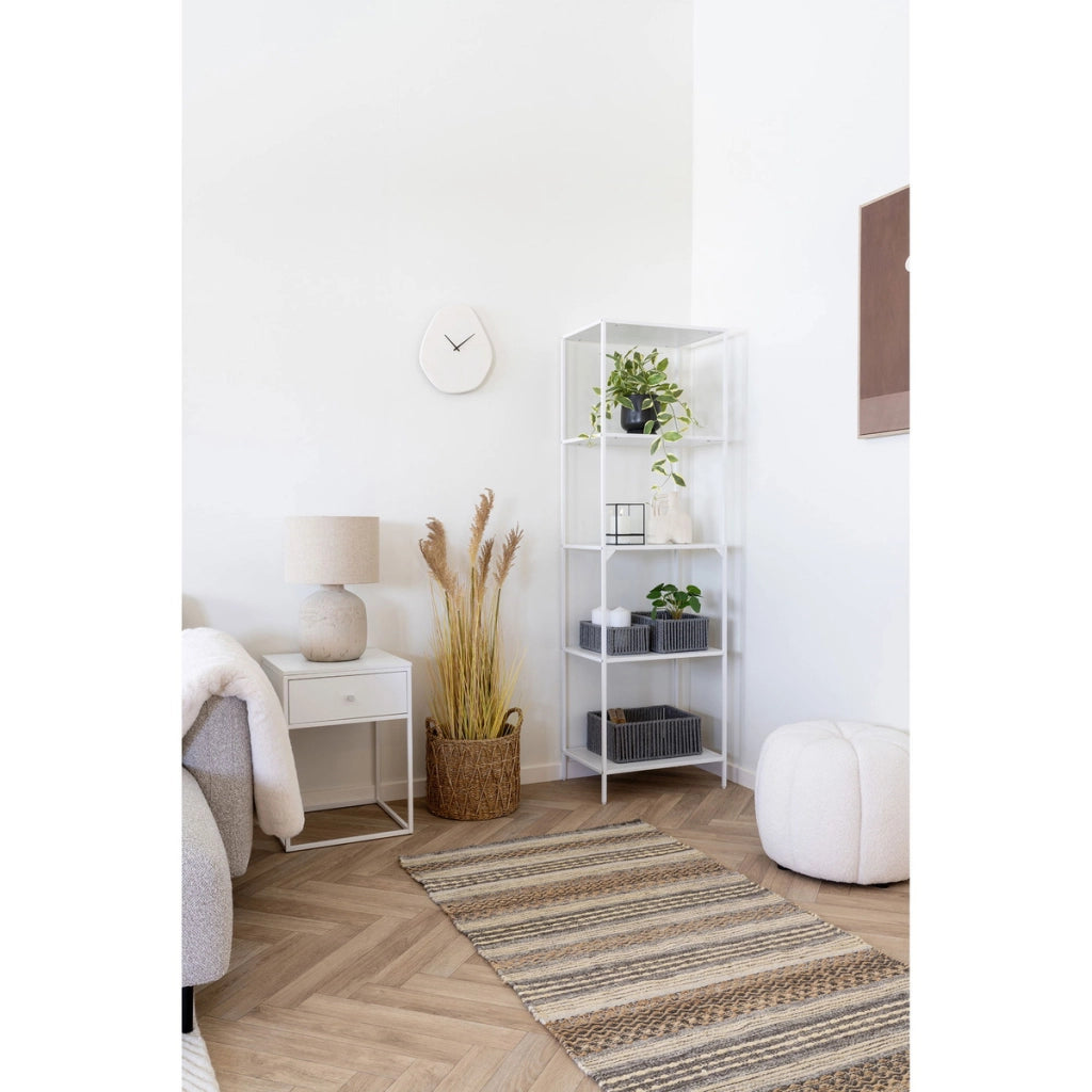 Pianta Artificiale Sorgo, Marrone, Polietilene, 35x30x110 cm