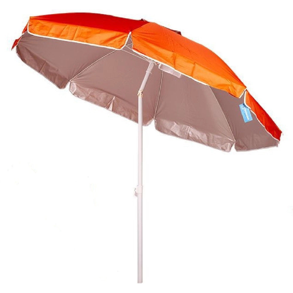 Trade Shop - Ombrellone Mare 180 Cm Con Snodo Palo Acciaio Con Sacca Colori Assortiti 4096258 -