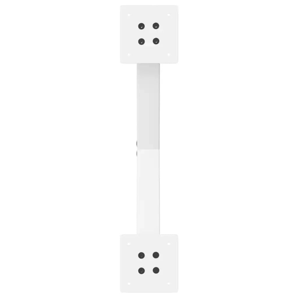 Gambe per tavolo da pranzo a forma di X 2 pz bianche 50x(72-73) cm in acciaio 4012909