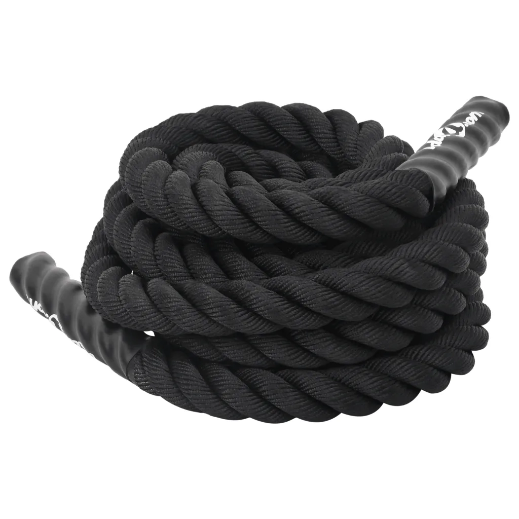 Corda da Battaglia Nera 9 m 6,8 kg Poliestere 94266