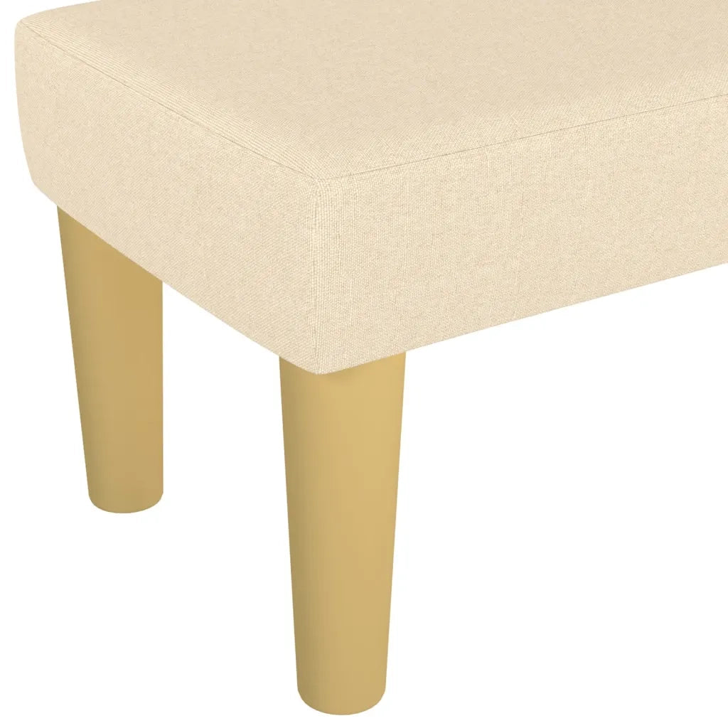 Panca Crema 100x30x30 cm in Tessuto cod mxl 66433