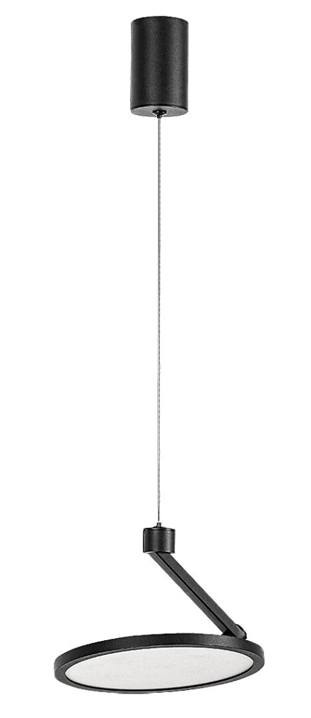 Sospensione LED Rabalux Ovidia nera 20W 3000K Ø20cm
