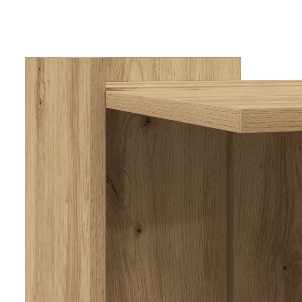 vidaXL Recinto Lettiera Rovere Artigianale 53x53x51 cm in Truciolato