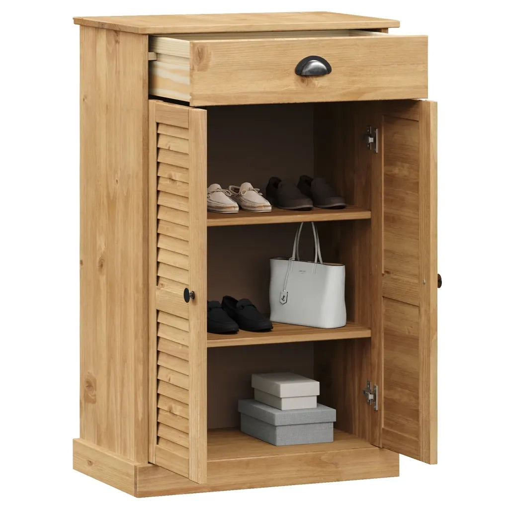 Scarpiera | Mobile per scarpe VIGO 60x35x96 cm in Legno Massello di Pino