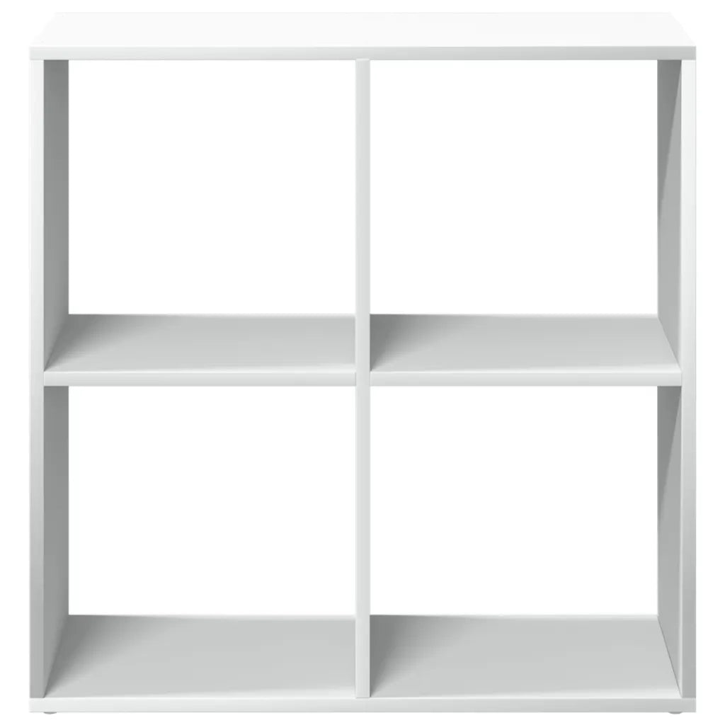 Libreria divisoria bianca 69,5x29x69,5 cm in legno ingegnerizzato 858003