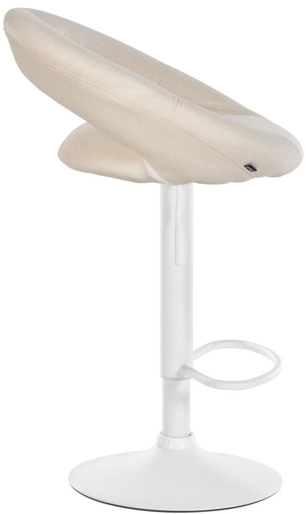 Barhocker Olinda Stoff weiЯ