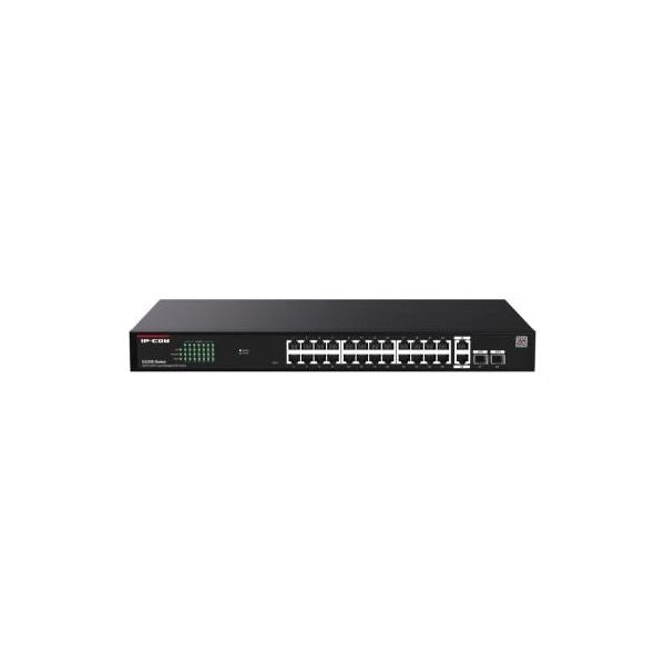 Switch ip-com g2228p-24-410w 26p gigabit ethernet + 2p sfp cloud managed poe budget tot. 410w