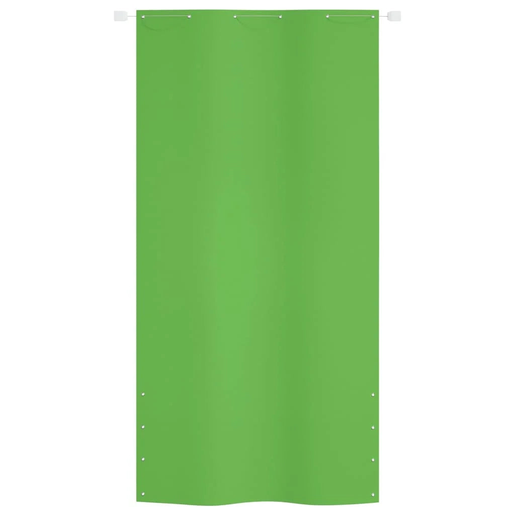 Paravento per balcone frangivista 120 x 240 cm tessuto Oxford verde chiaro 02_0010422