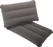 Cuscino gonfiabile, 2 pezzi, cuscino da campeggio, cuscino da viaggio, cuscino aereodinamico leggero, cuscino per la testa, imbottitura, cuscino per sedere per spiaggia, outdoor, escursioni, 44 x 28 cm, grigio