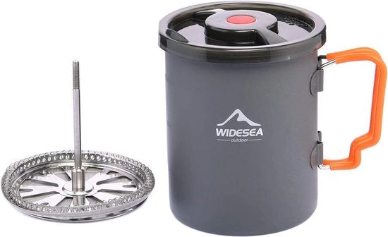 Camping Koffiezetter con Finestra a Vetro e Funzione Termica