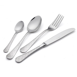 Servizio Set di Posate 24 pezzi in Acciaio Inox Eme Milano Damask