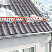 Guardia per neve sul tetto Rosso 600 x 2,5 x 20 cm Acciaio 42028465