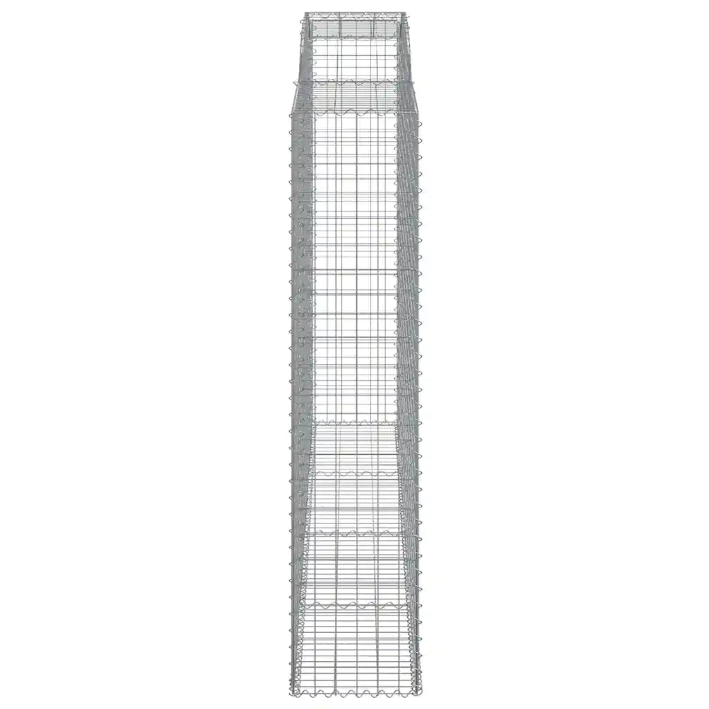 Cesti Gabbioni ad Arco 15 pz 300x50x220/240 cm Ferro Zincato