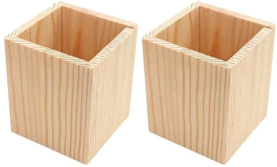 Organizzatore per Ufficio a forma di Penna - Otrente - 8 x 8 x 9 cm - Materiale Sostenibile - Stabilità e Facilità di Utilizzo