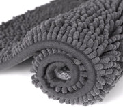 Badmat in Chenille, 75 x 150 cm, assorbente e antiscivolo, adatto per la zona bagno