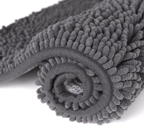 Badmat in Chenille, 75 x 150 cm, assorbente e antiscivolo, adatto per la zona bagno