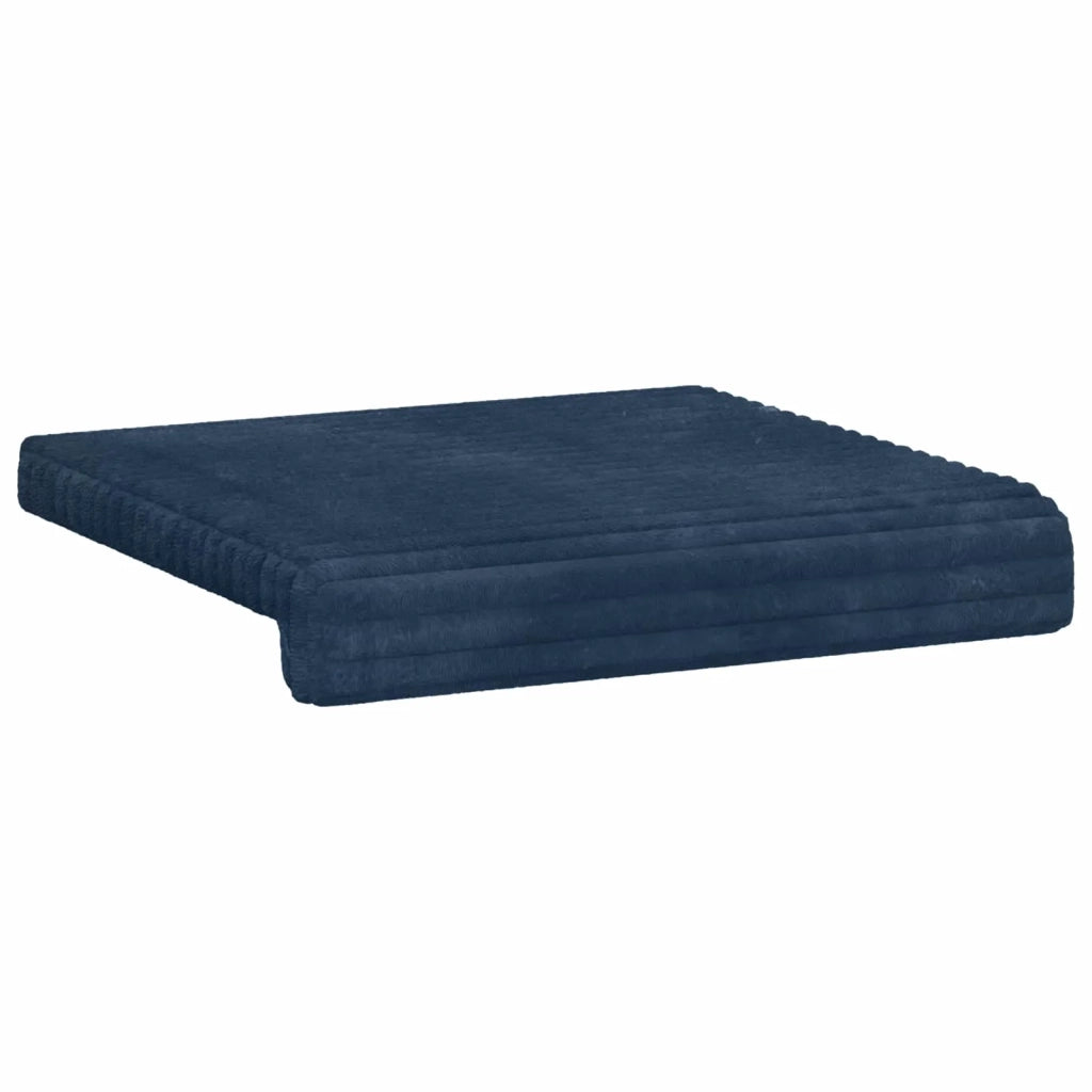 Cuscino per panchina 4 pcs Corduroy Morbido Blu navy 42043146