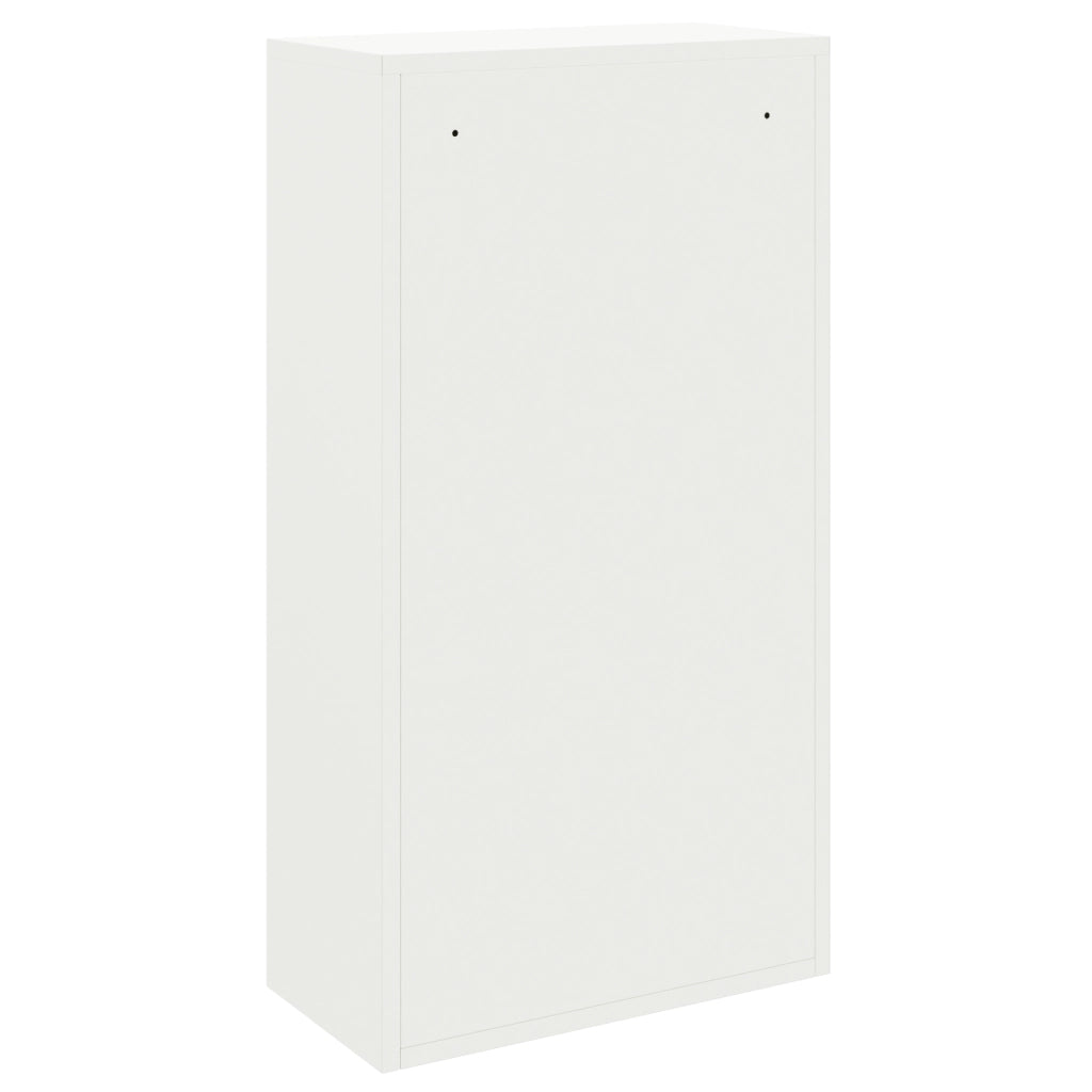 Cassetta per pacchi bianca 44x22x82 cm in acciaio