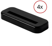 4 carte standar - adatto per carte valutate holder - nero - custodia per carte di pokemon