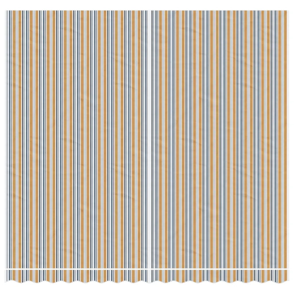 Tessuto di Ricambio per Tenda Strisce Multicolore 4x3,5 m 367727