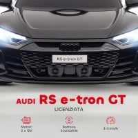 Macchina Elettrica per Bambini 5 Anni con Licenza Audi, Telecomando e Musica, Nera