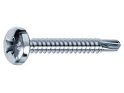 VITI AUTOPERFORANTI TESTA CILINDRICA ACCIAIO ZINCATO BIANCO- - ø mm.4,8x60 - 200 pezzi MUSTAD