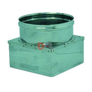 RIDUZIONE PER CANNE FUMARIE IN ACCIAIO INOX CM. 30X30 -  CM. 30