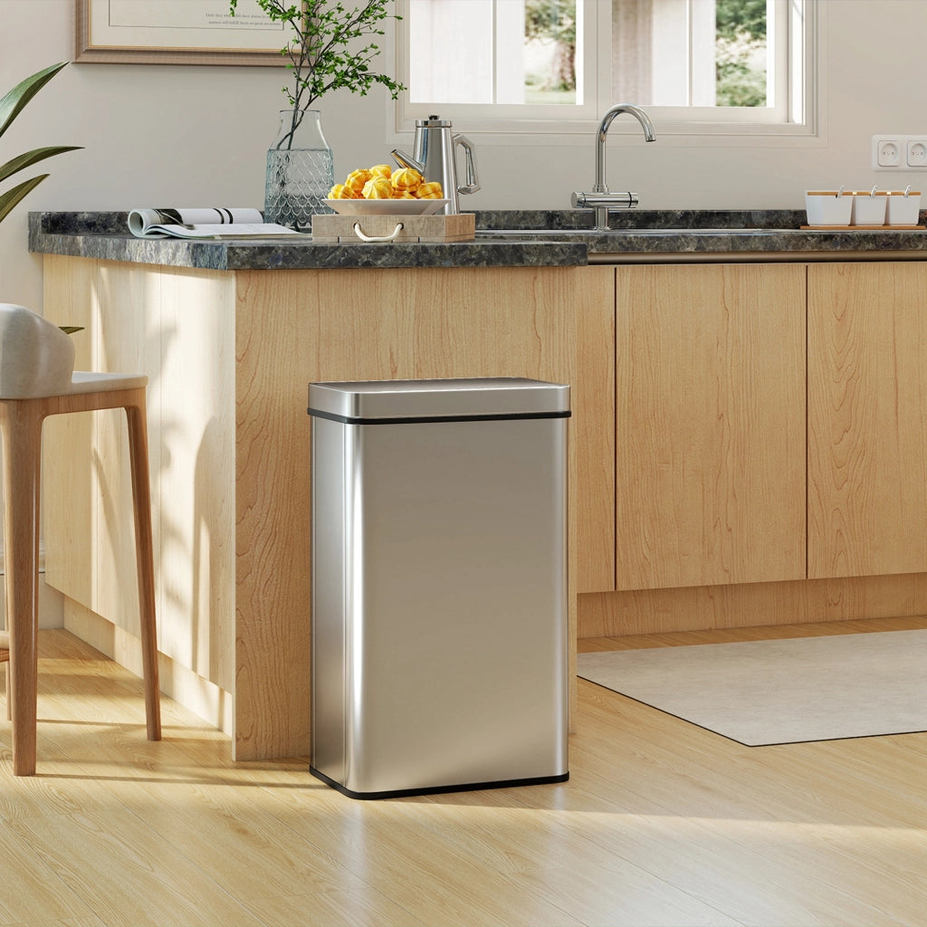 Cestino 60 L con sensore ¨C zephmum ¨C acciaio inox