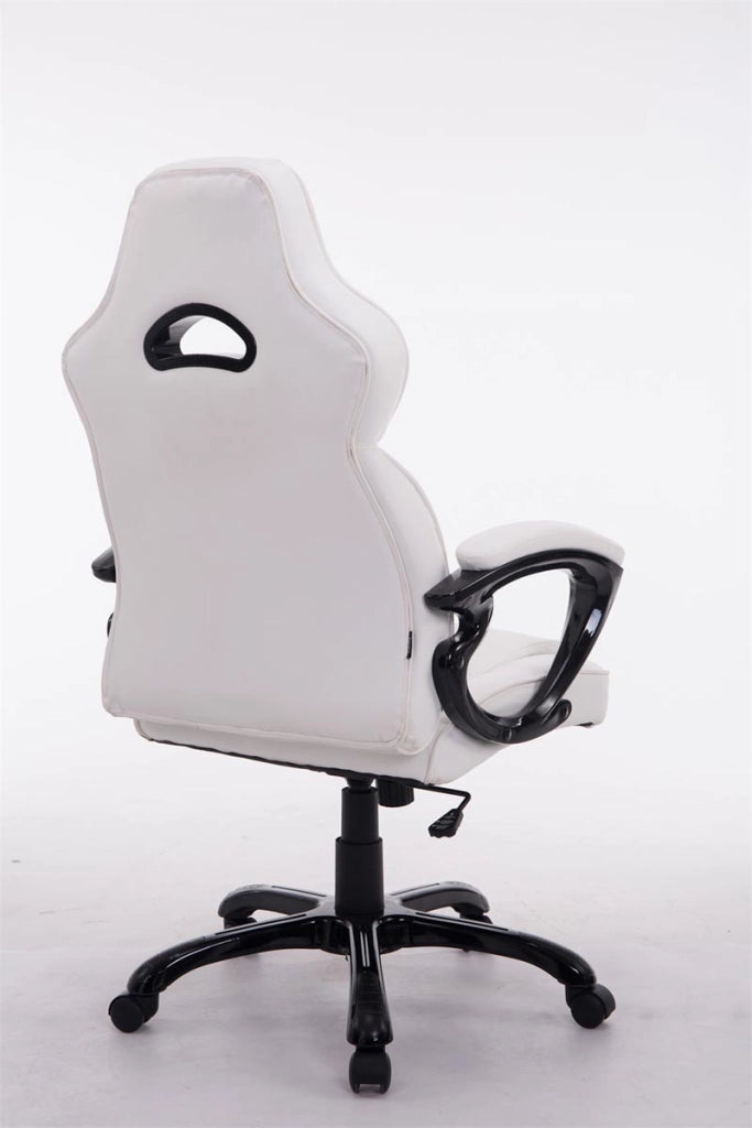 Sedia gaming BIG XXX in similpelle bianco