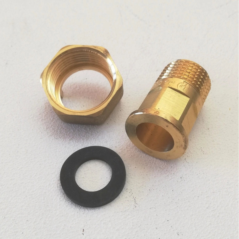 Raccordo codolo 3/4 x 1 con calotta per contatore - guarnizione inclusa