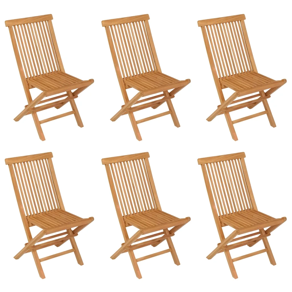 Set da Pranzo da Giardino 7 pz in Legno Massello di Teak 3059602