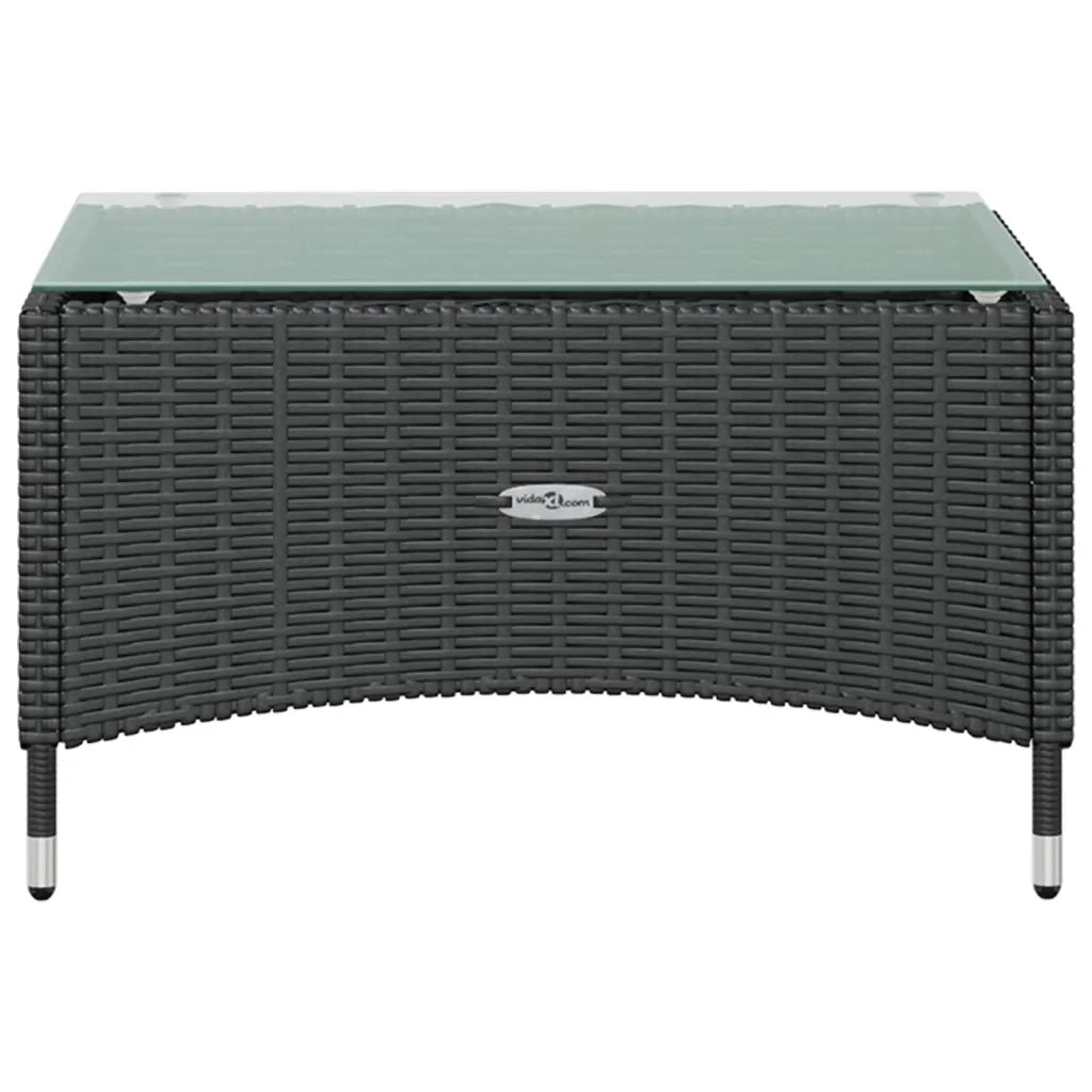 Set Divani da Giardino 16 pz con Cuscini in Polyrattan Nero 3095956