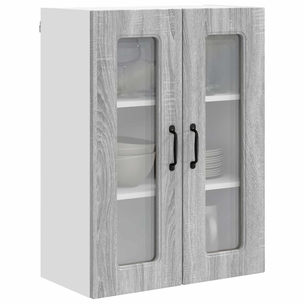 Mobile da cucina con lo scaffale-Armadio da cucina Grigio Sonoma 60 x 31 x 80 cm 787402